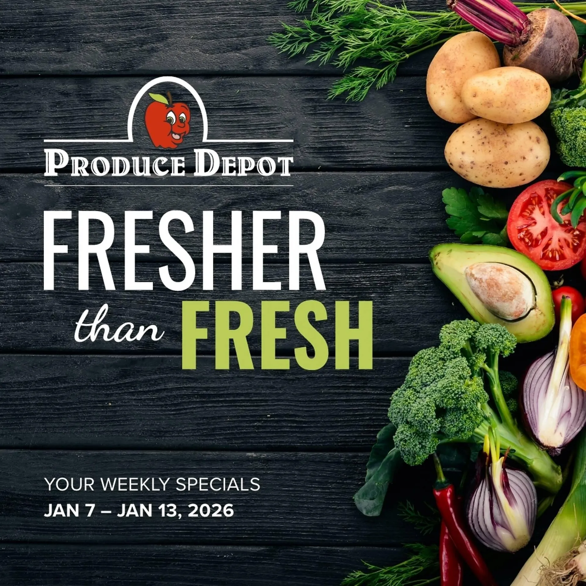 Produce Depot flyer from January 7 to January 13 2026 - flyer page 1