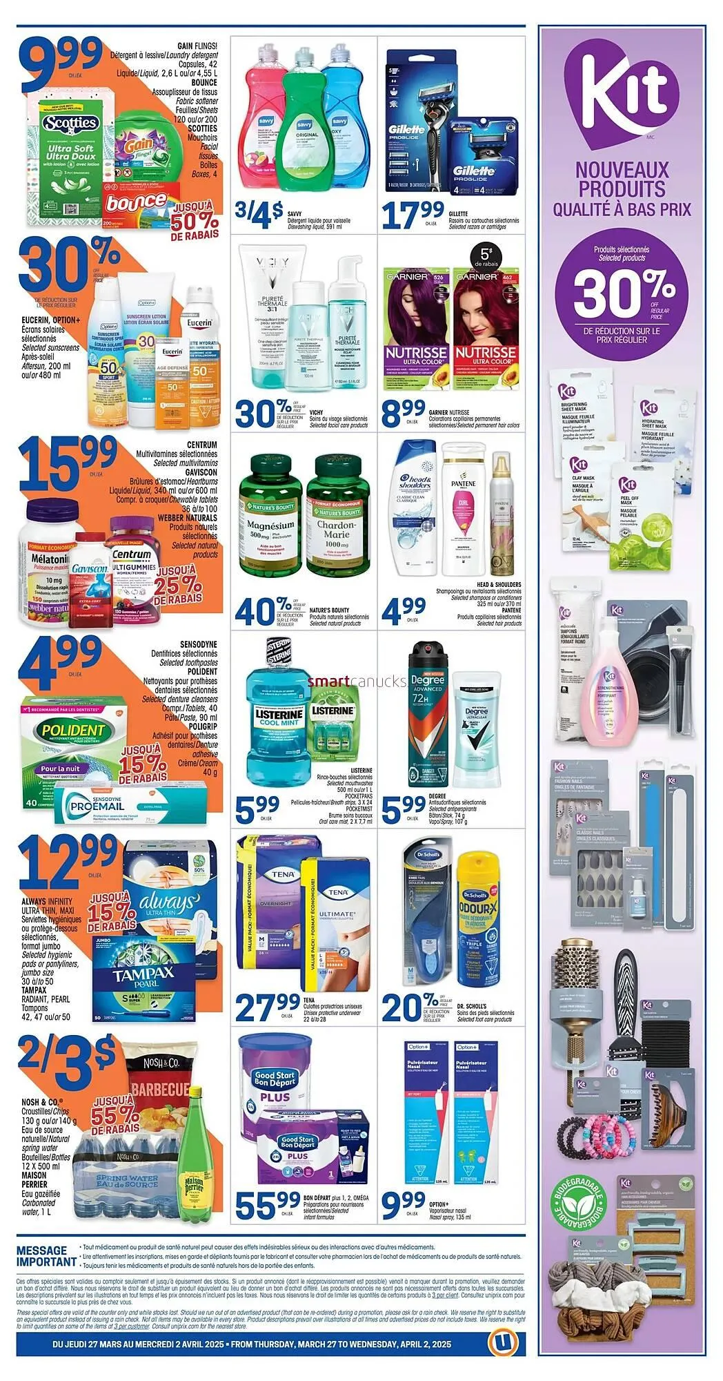 Uniprix flyer from March 27 to April 2 2025 - flyer page 2