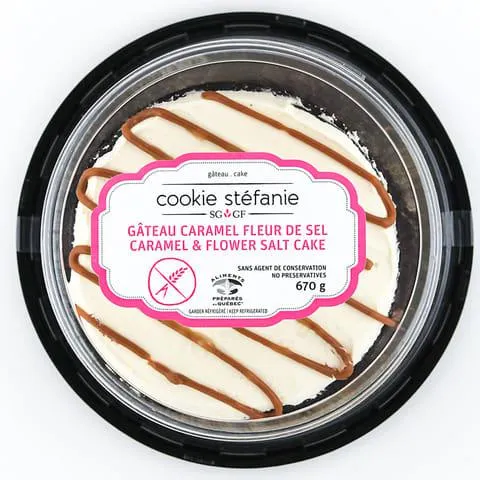 Gâteau sans gluten - Le caramel fleur de sel