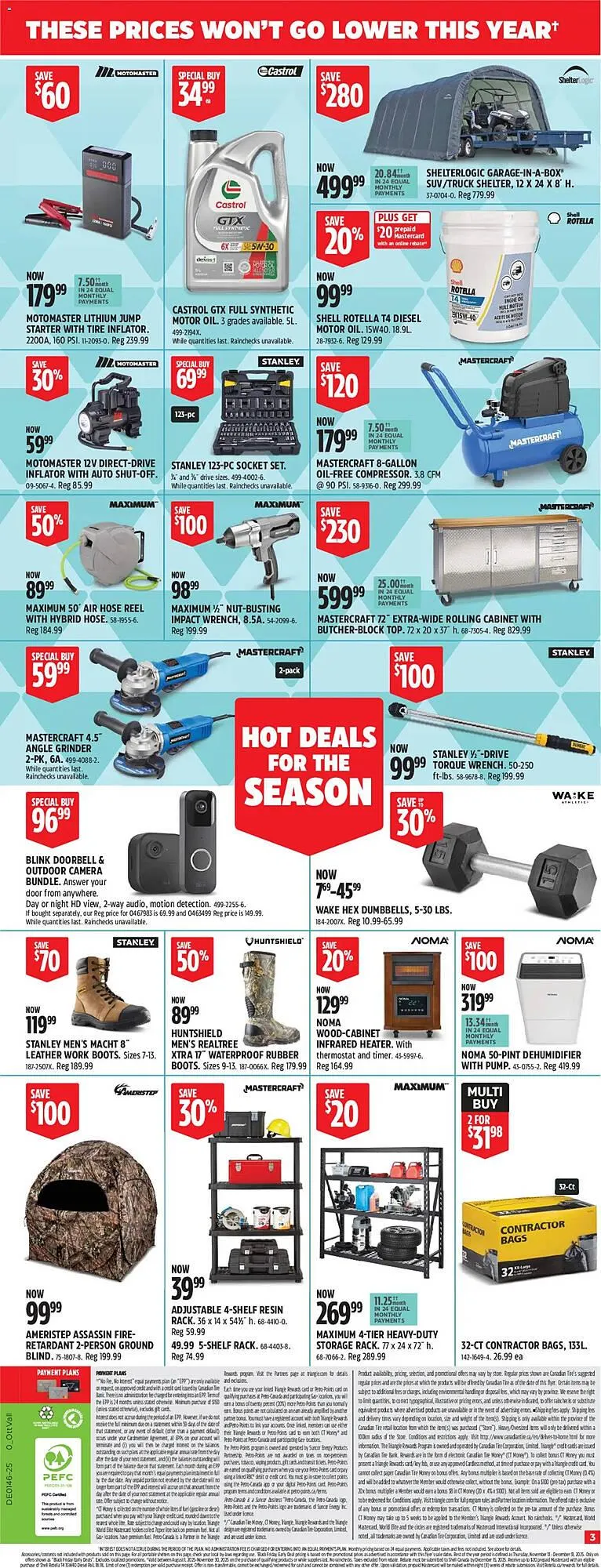 Canadian Tire flyer from November 6 to November 12 2025 - flyer page 3