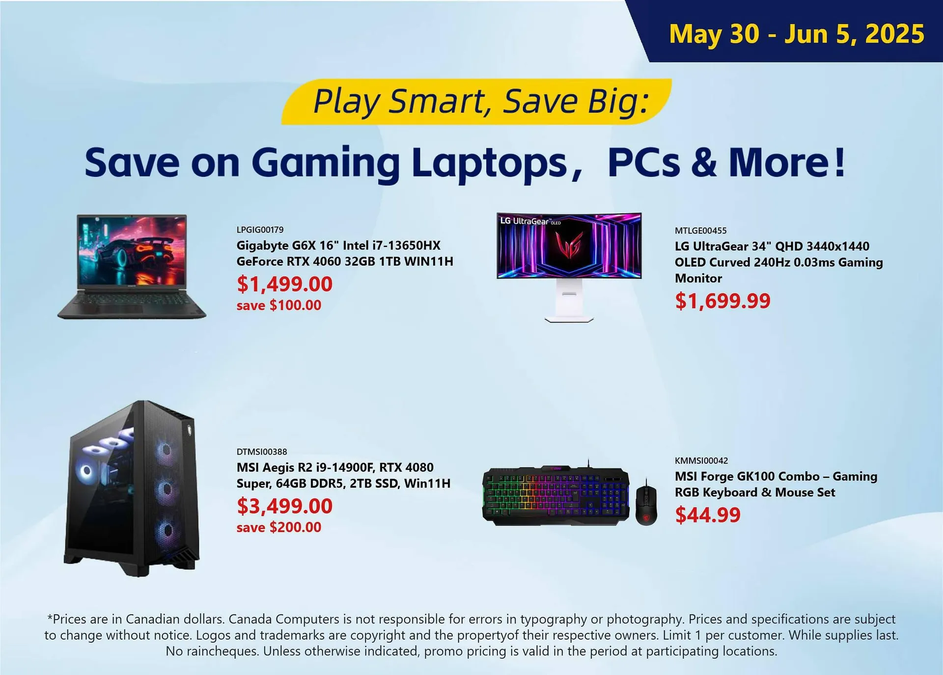 Canada Computers flyer - 1