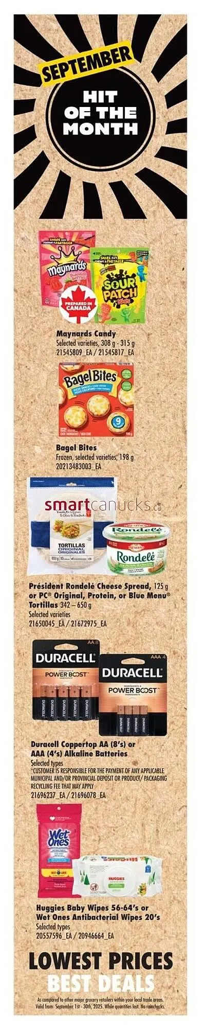 Real Canadian Superstore flyer from September 5 to September 11 2025 - flyer page 1
