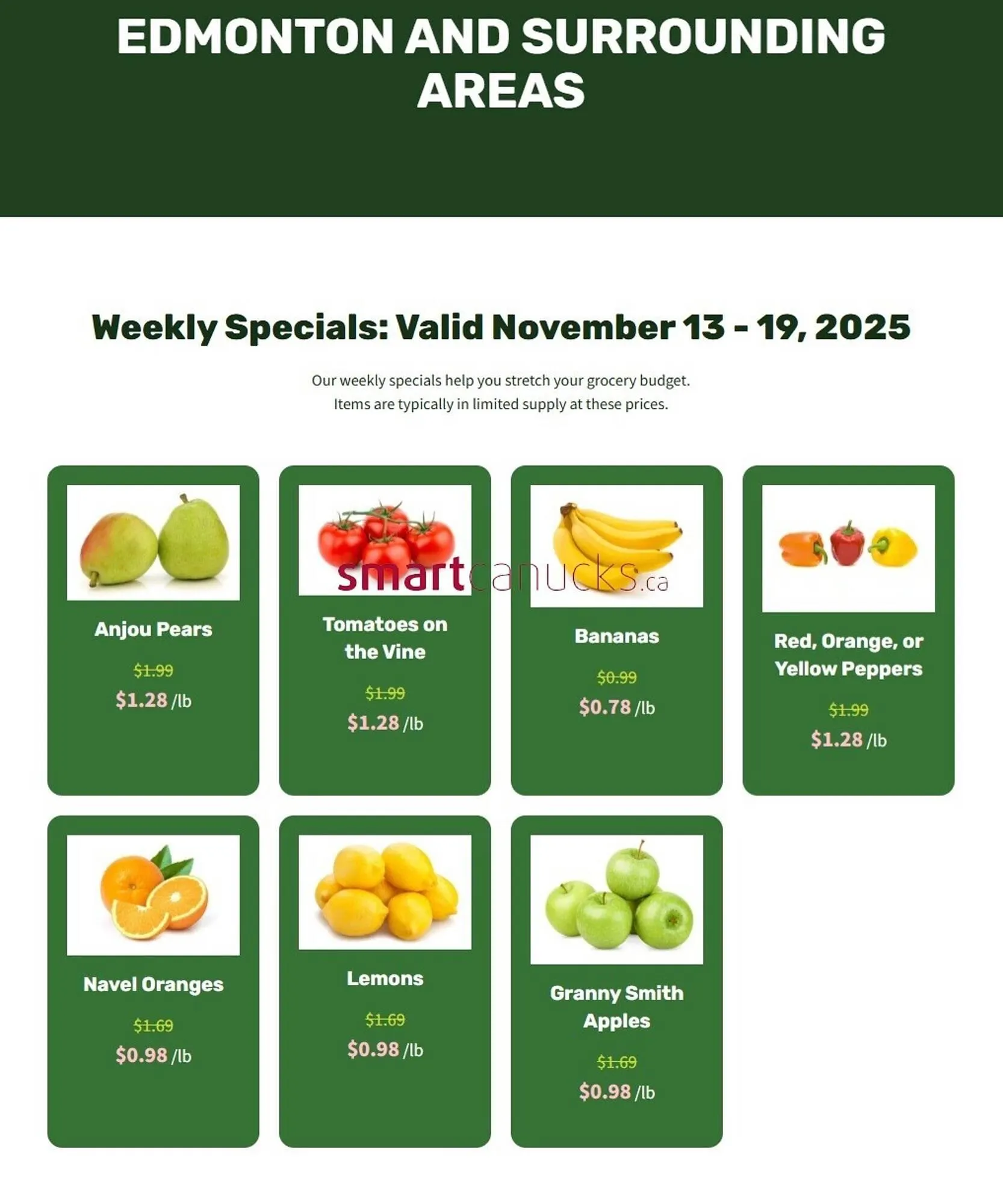 H&W Produce flyer from November 13 to December 10 2025 - flyer page 2