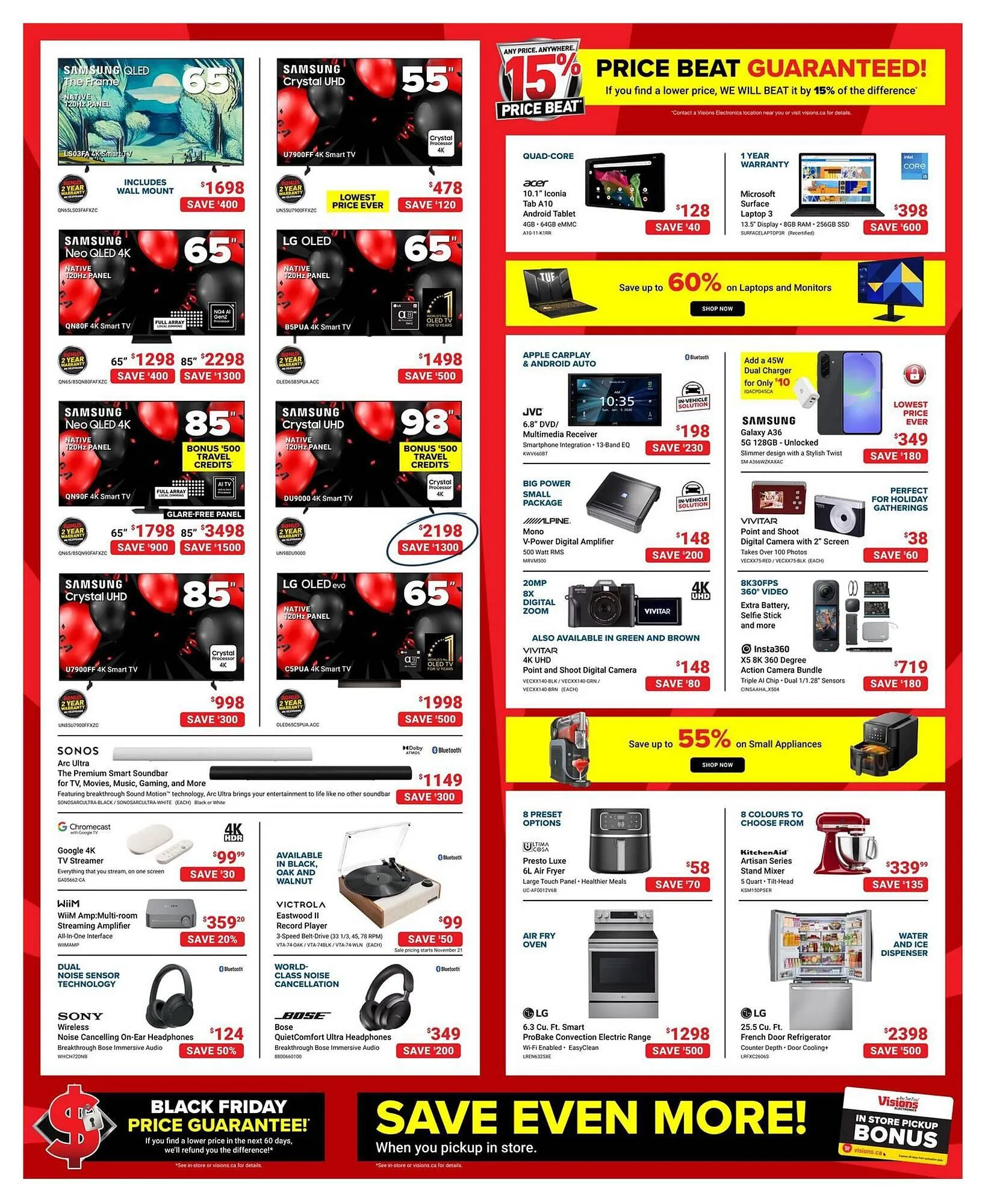 Visions Electronics flyer from November 21 to November 27 2025 - flyer page 2