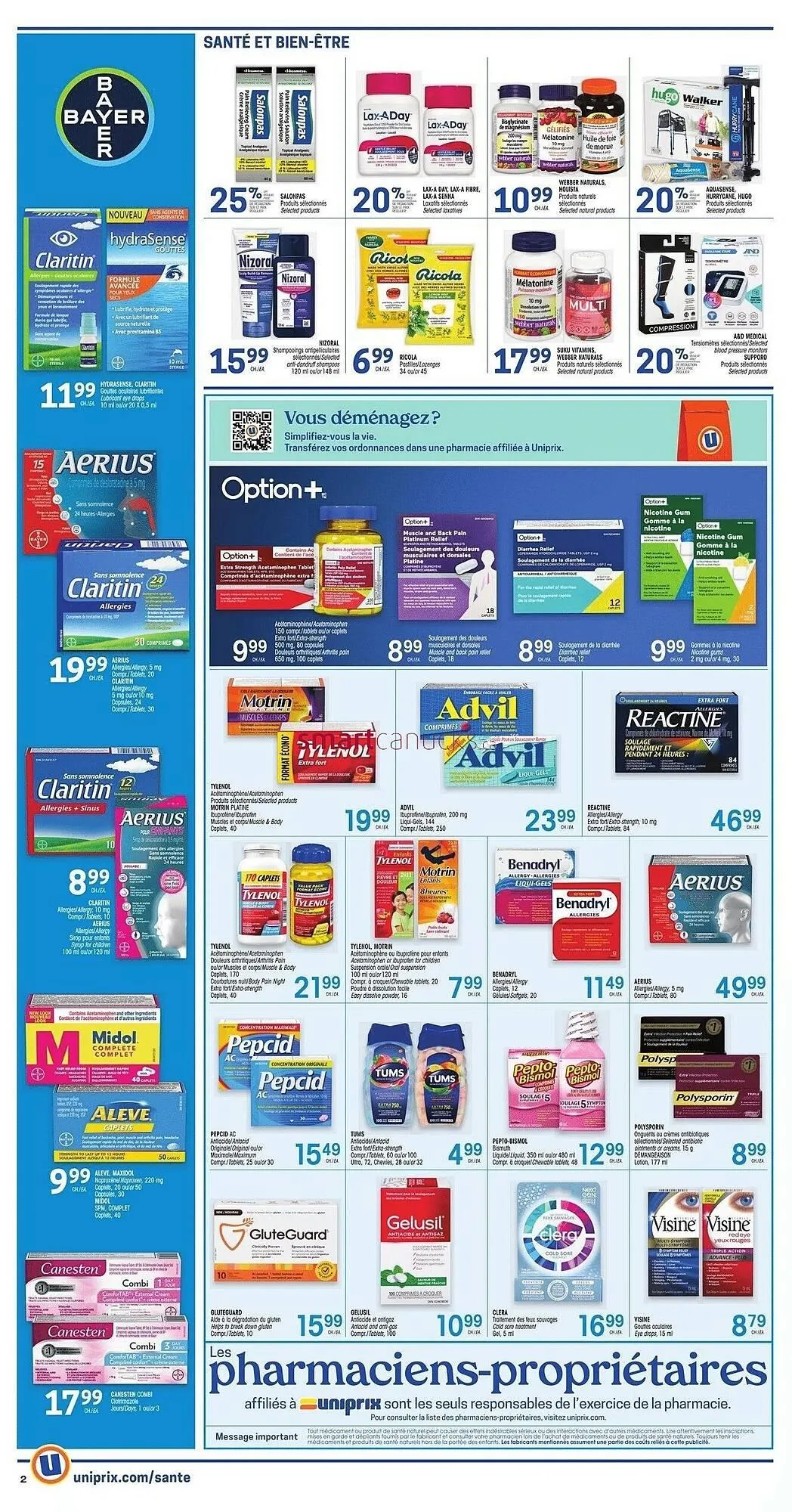 Uniprix flyer from July 3 to July 9 2025 - flyer page 4