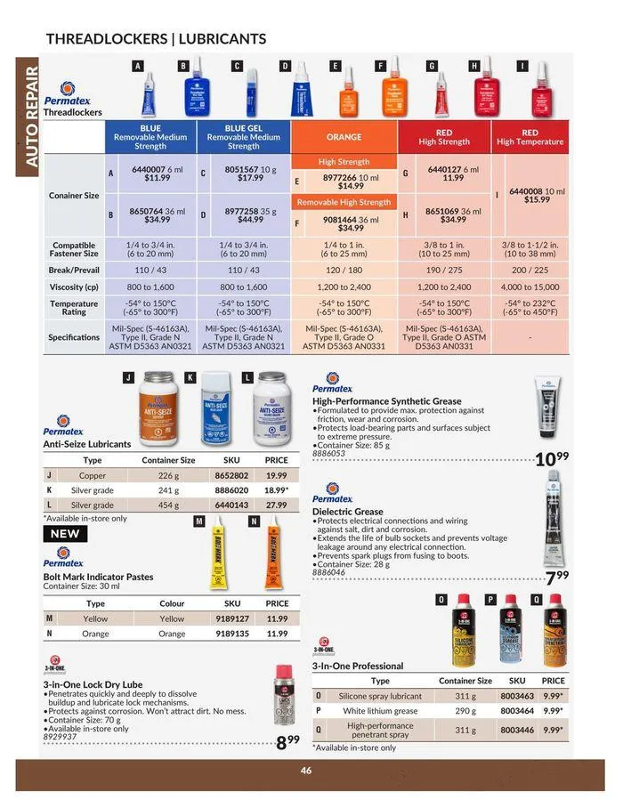 Auto Repair Catalogue from April 23 to April 22 2025 - flyer page 46