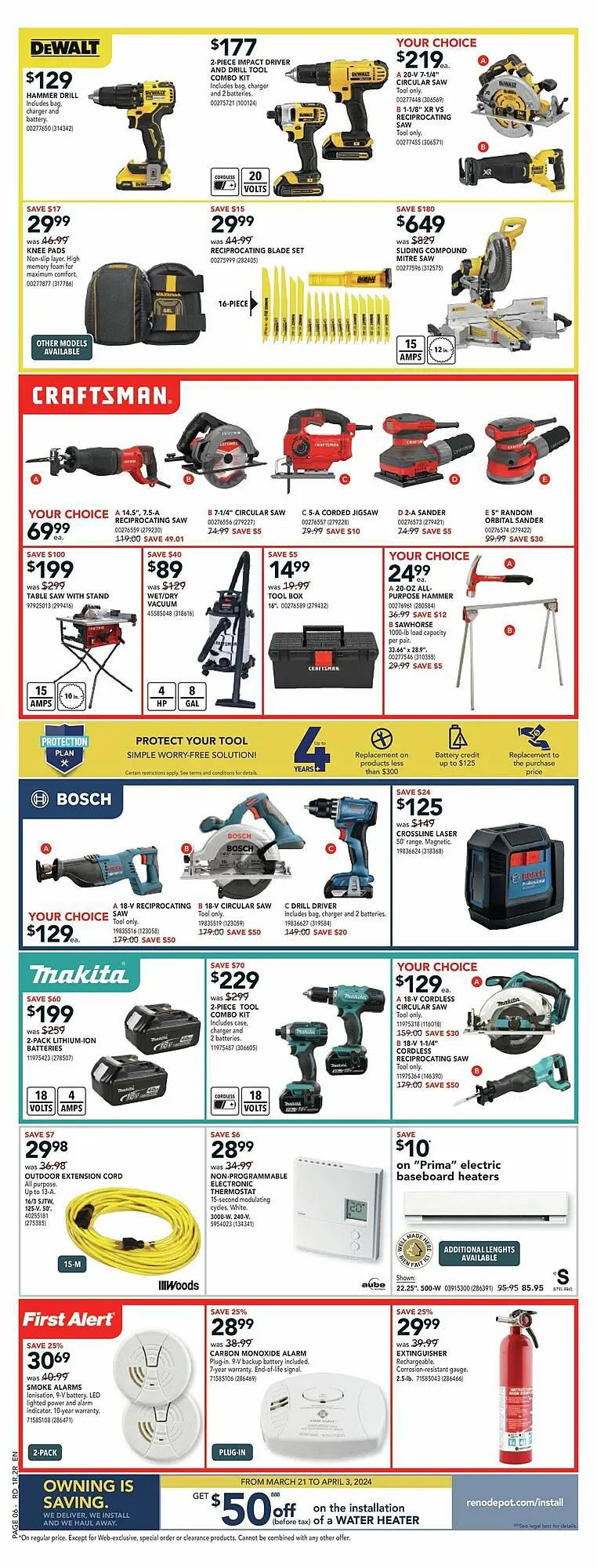 Réno Dépôt flyer from March 21 to April 4 2024 - flyer page 10