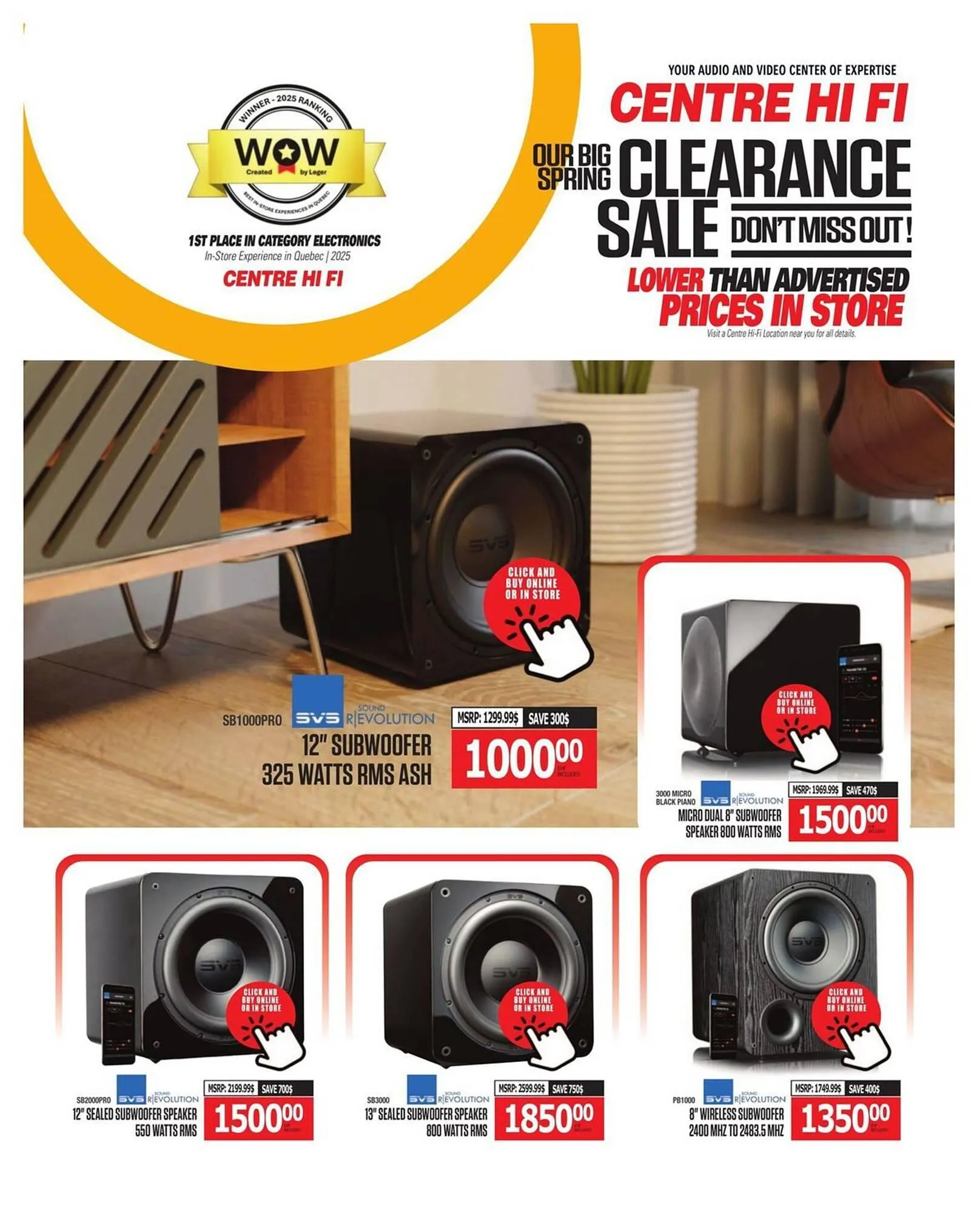 Centre Hi-Fi flyer from April 4 to April 10 2025 - flyer page 57