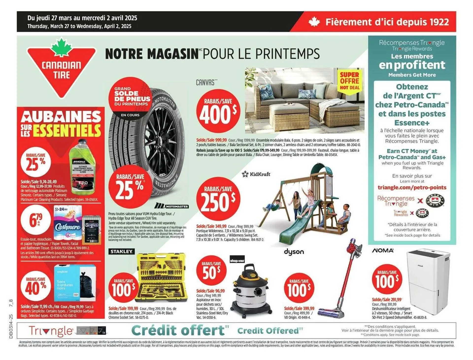 Canadian Tire flyer from March 27 to April 3 2025 - flyer page 1
