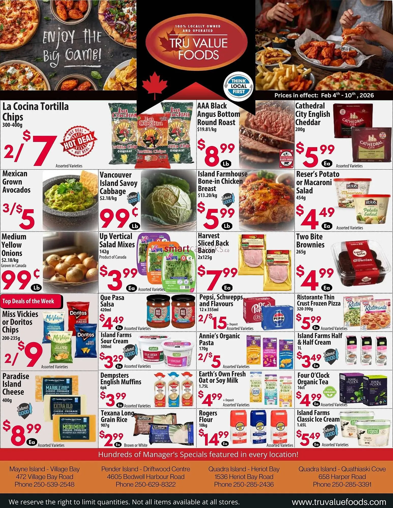 Tru Value Foods flyer from February 4 to February 10 2026 - flyer page 1