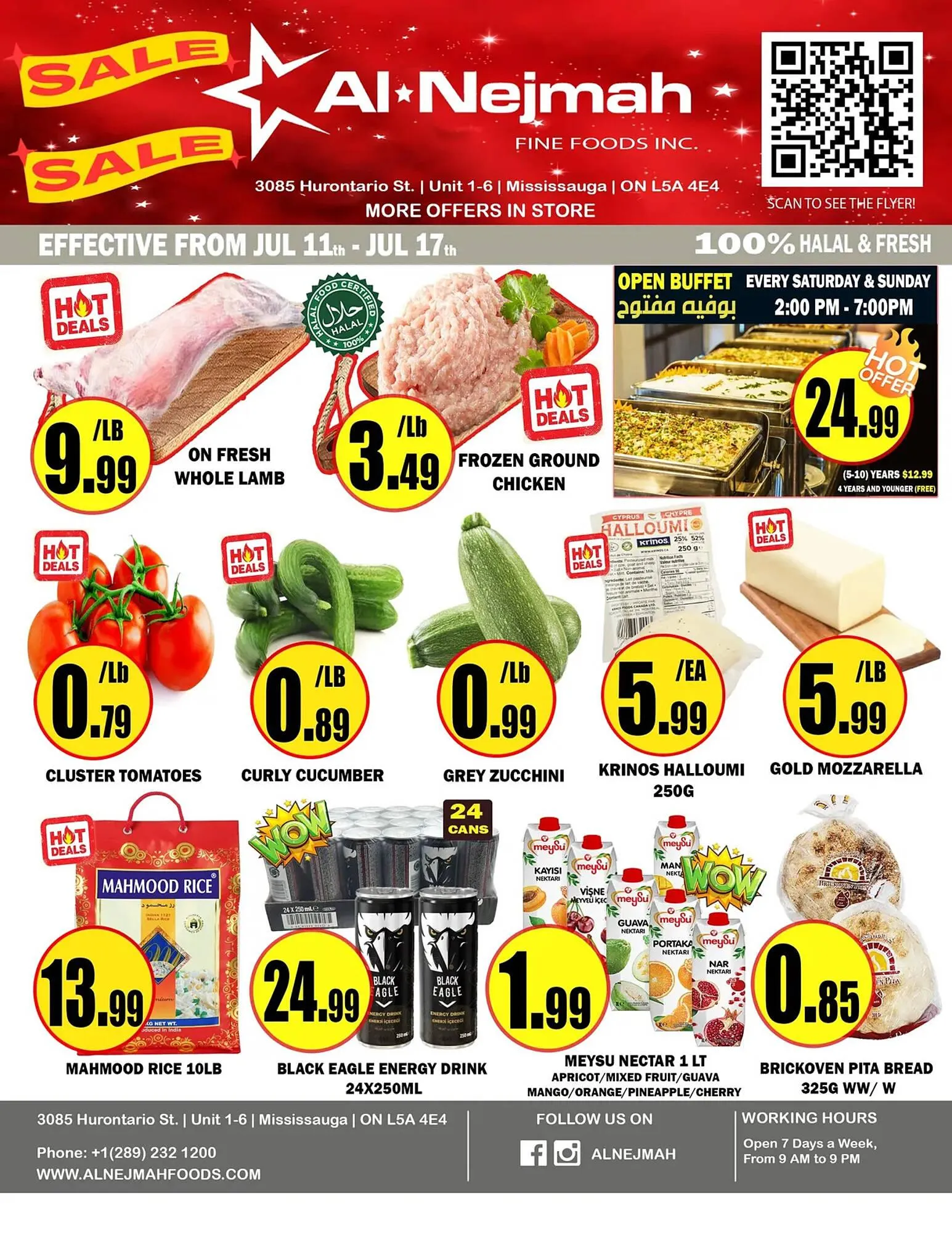 Alnejmah flyer from July 11 to July 17 2025 - flyer page 1