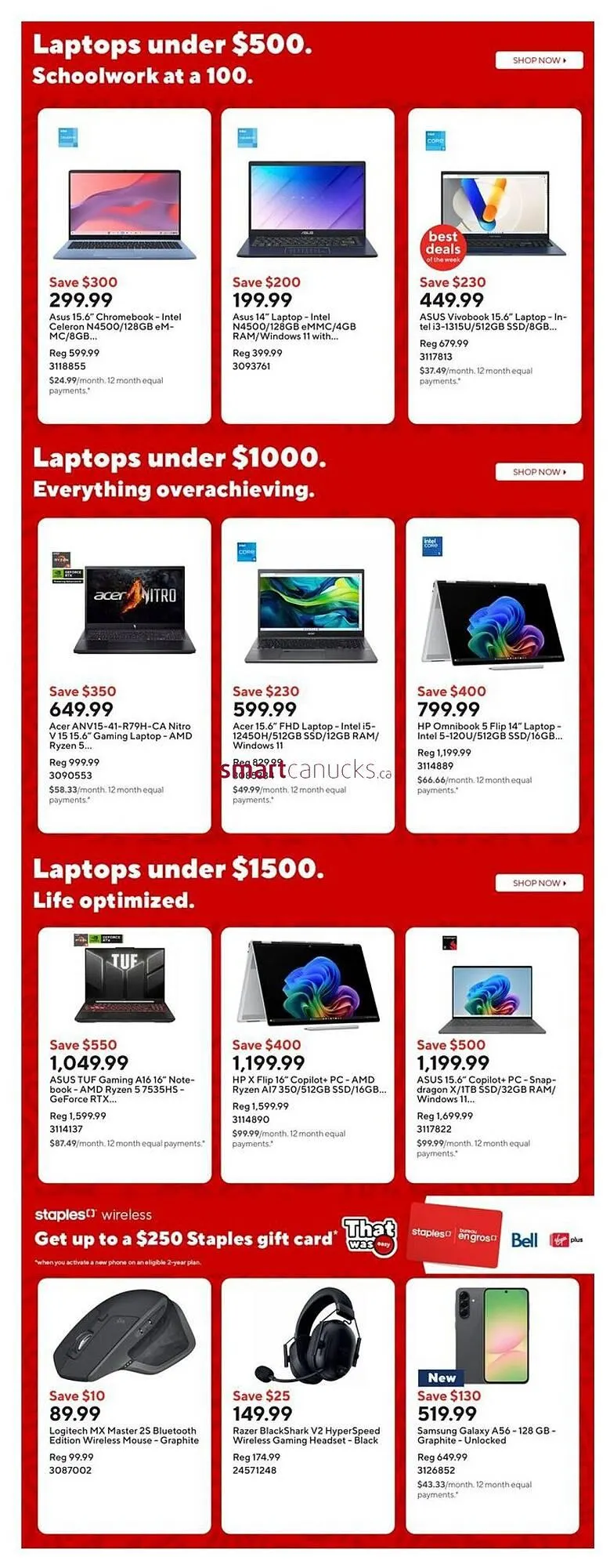 Staples flyer from August 22 to August 28 2025 - flyer page 3