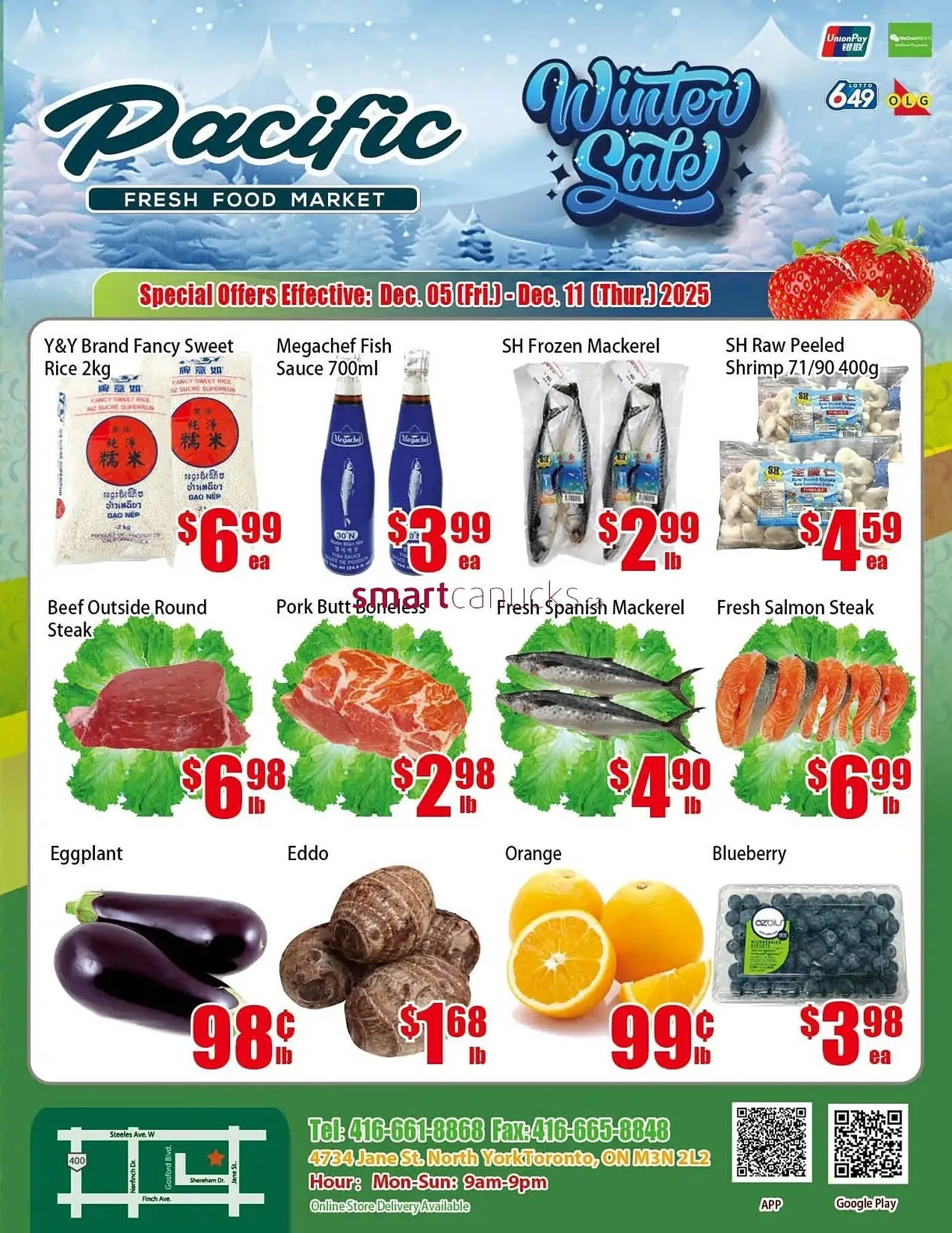 New Pacific Supermarket flyer from December 5 to December 11 2025 - flyer page 1