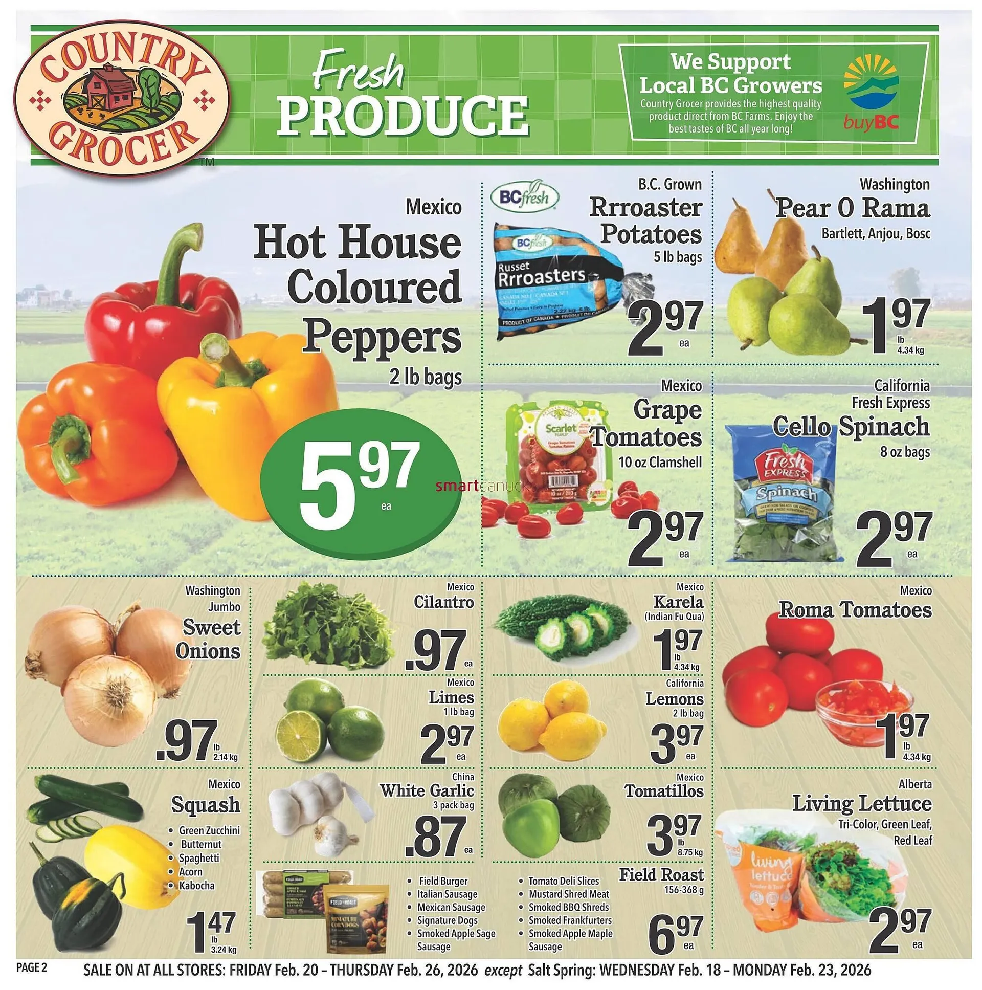 Country Grocer flyer from February 20 to February 26 2026 - flyer page 2