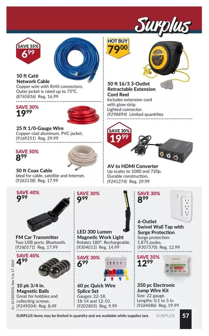 National Sale from November 5 to November 17 2024 - flyer page 61