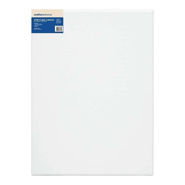 Crafters Choice Stretched Canvas White