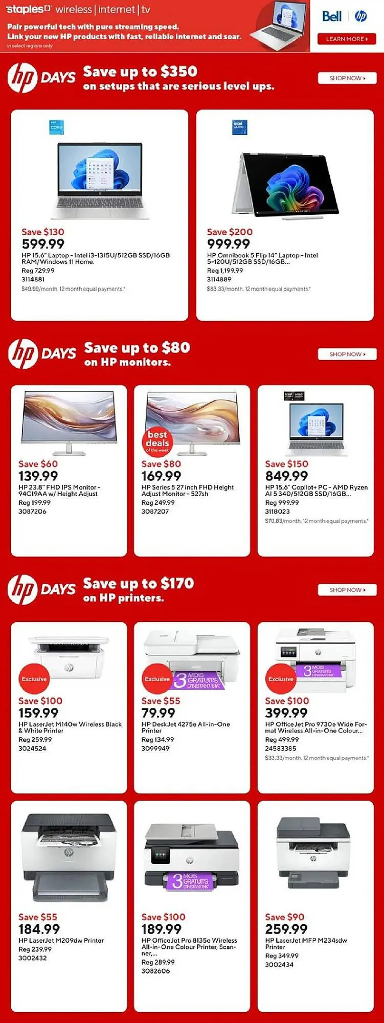 Staples flyer from October 17 to October 23 2025 - flyer page 3