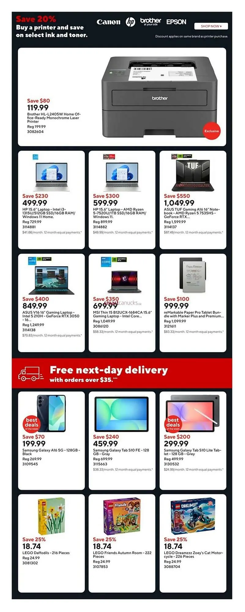 Staples flyer from November 20 to November 27 2025 - flyer page 2