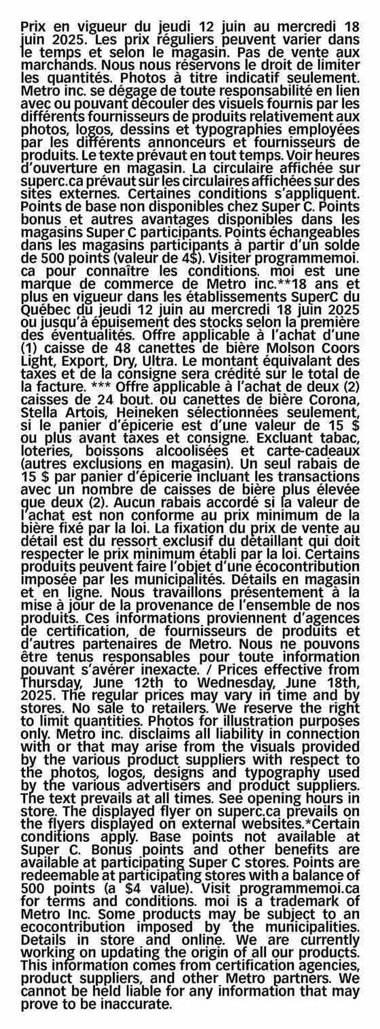 Super C flyer from June 11 to June 18 2025 - flyer page 17