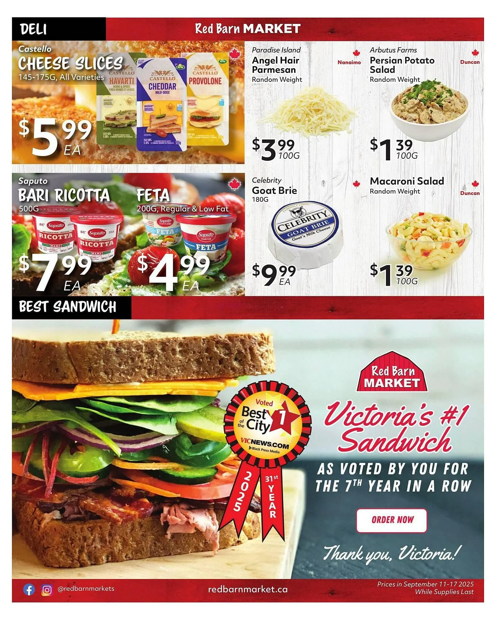 Red Barn Market flyer from September 11 to September 17 2025 - flyer page 3