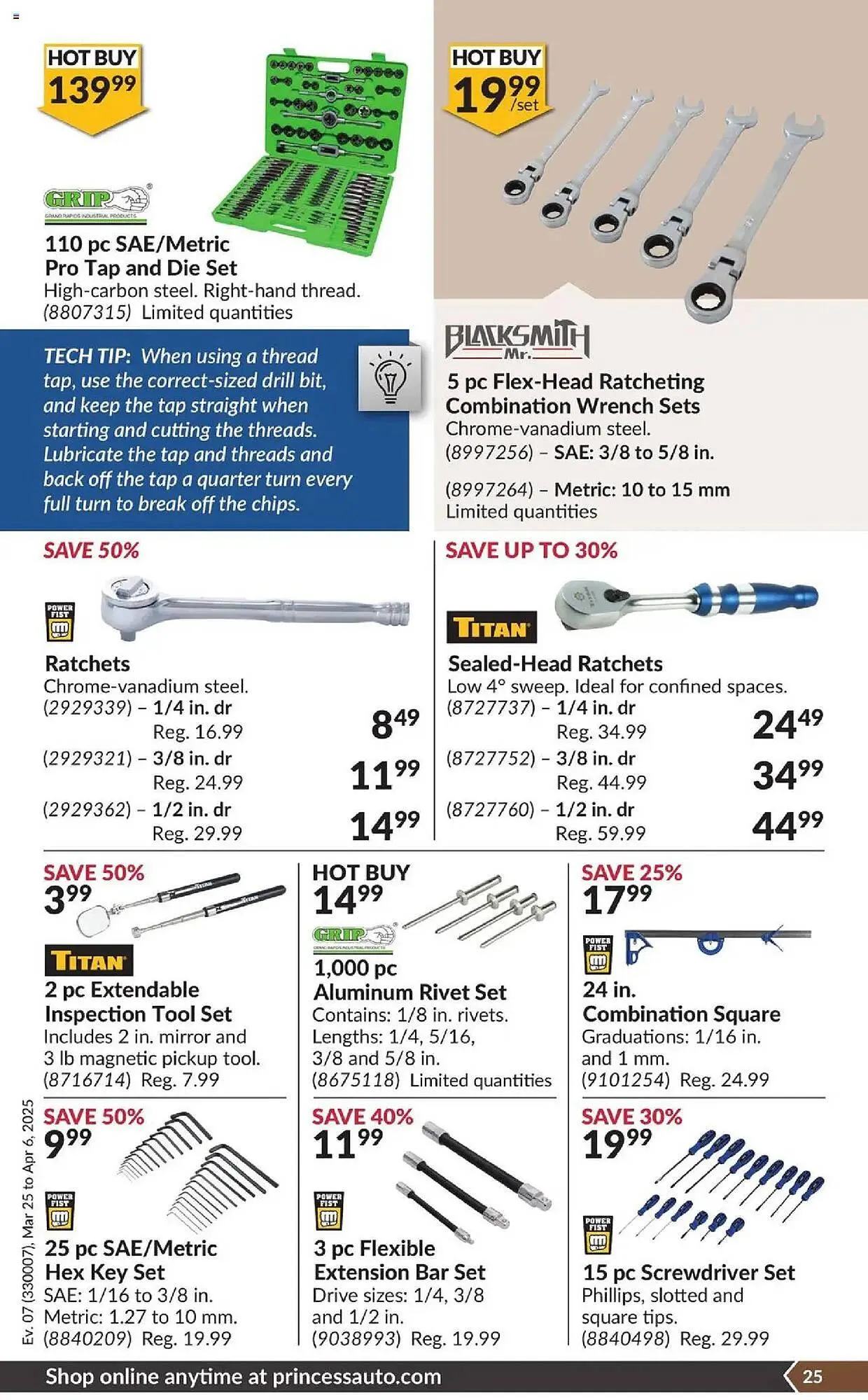 Princess Auto flyer from March 25 to April 6 2025 - flyer page 30