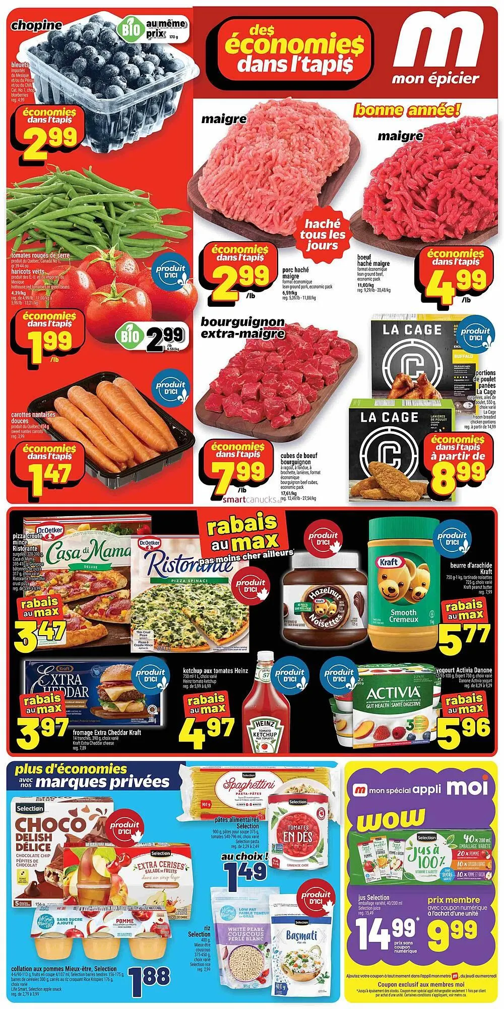 Metro flyer from January 1 to January 7 2026 - flyer page 1