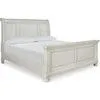 Robbinsdale Sleigh Bed - Antique White