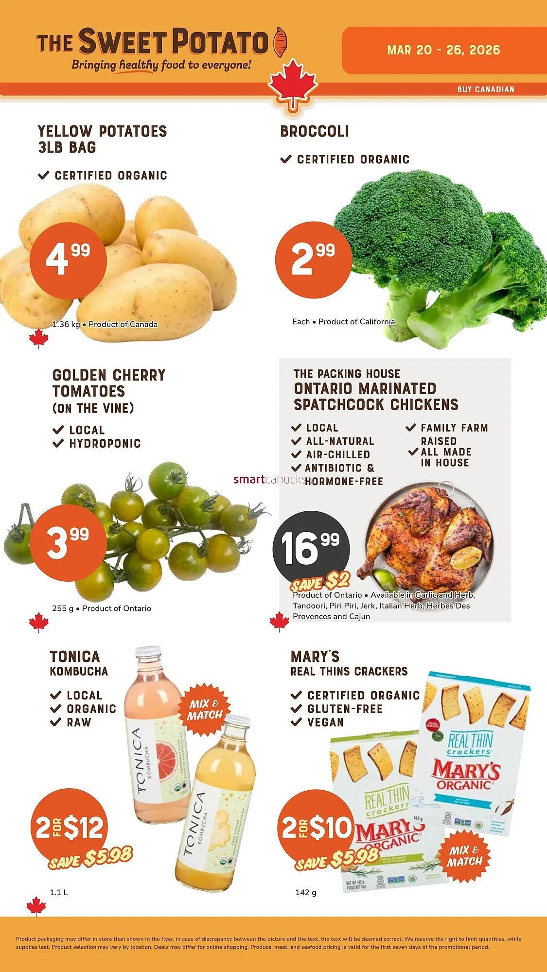 The Sweet Potato flyer from March 20 to March 26 2026 - flyer page 1