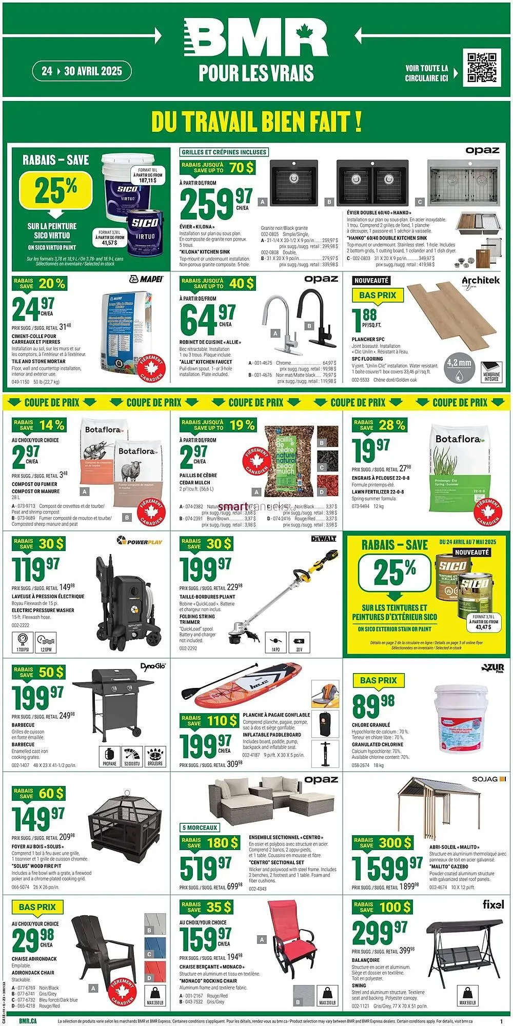 BMR flyer from April 24 to April 30 2025 - flyer page 1