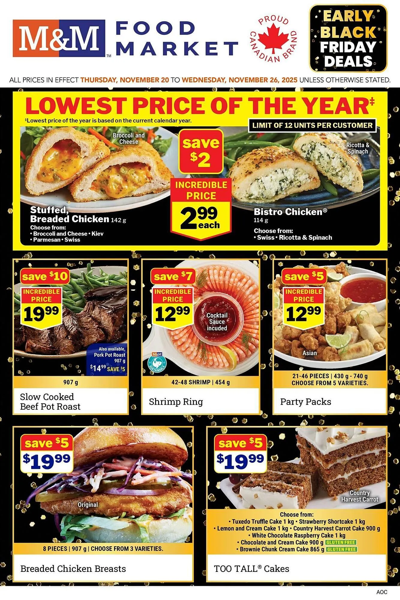 M & M Food Market flyer from November 20 to November 27 2025 - flyer page 1