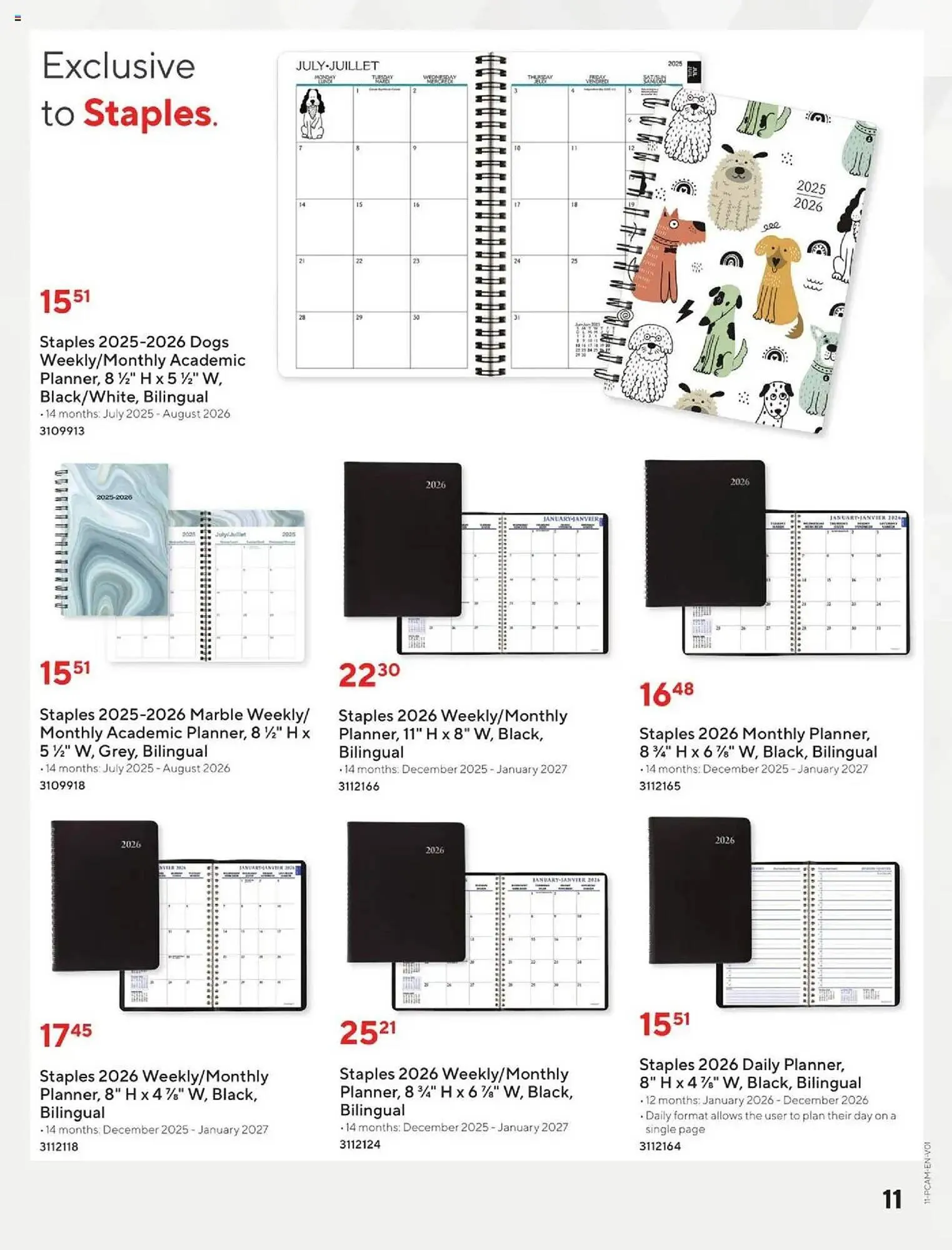 Staples flyer from August 15 to January 31 2026 - flyer page 11