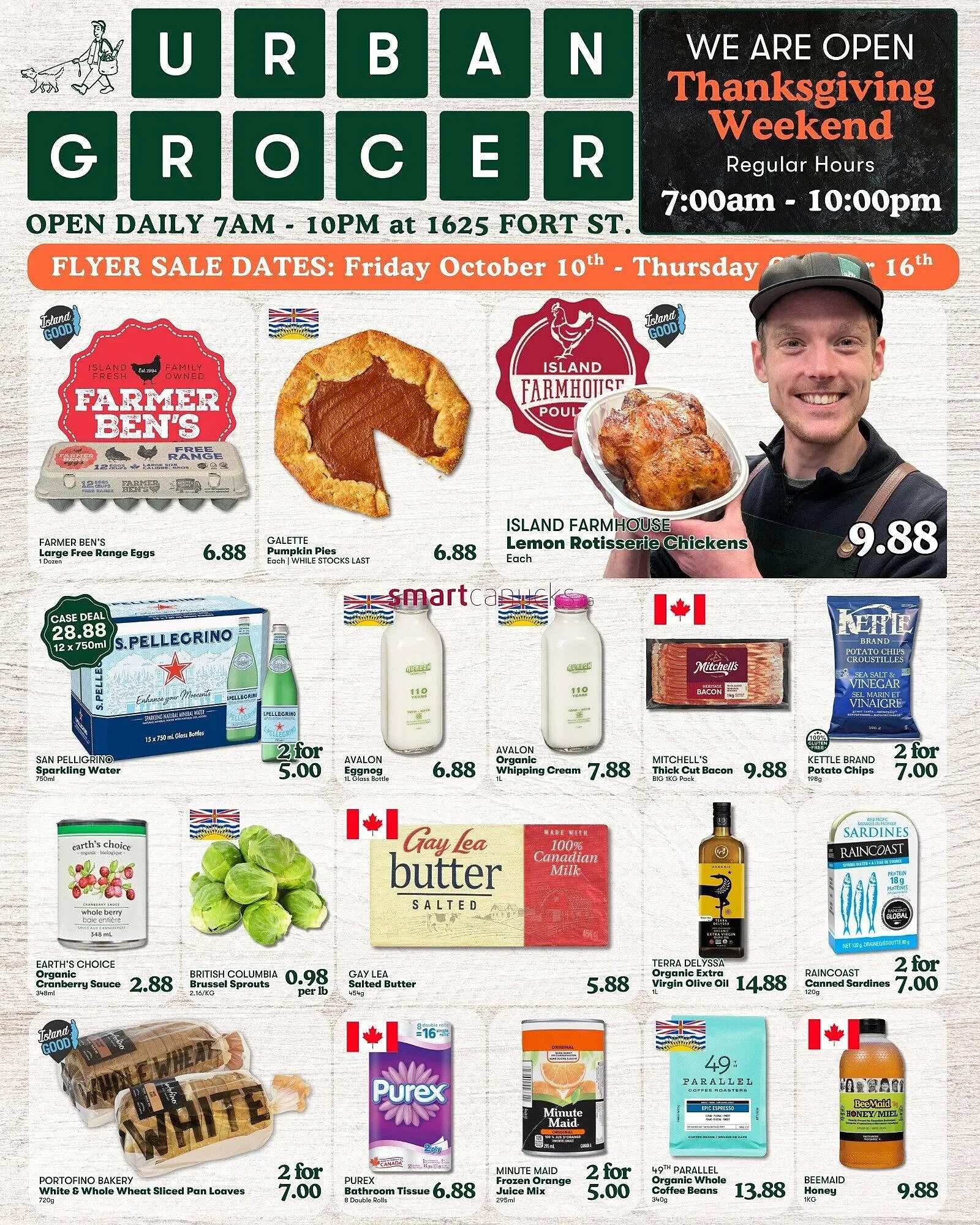 Urban Grocer flyer from October 10 to October 16 2025 - flyer page 1