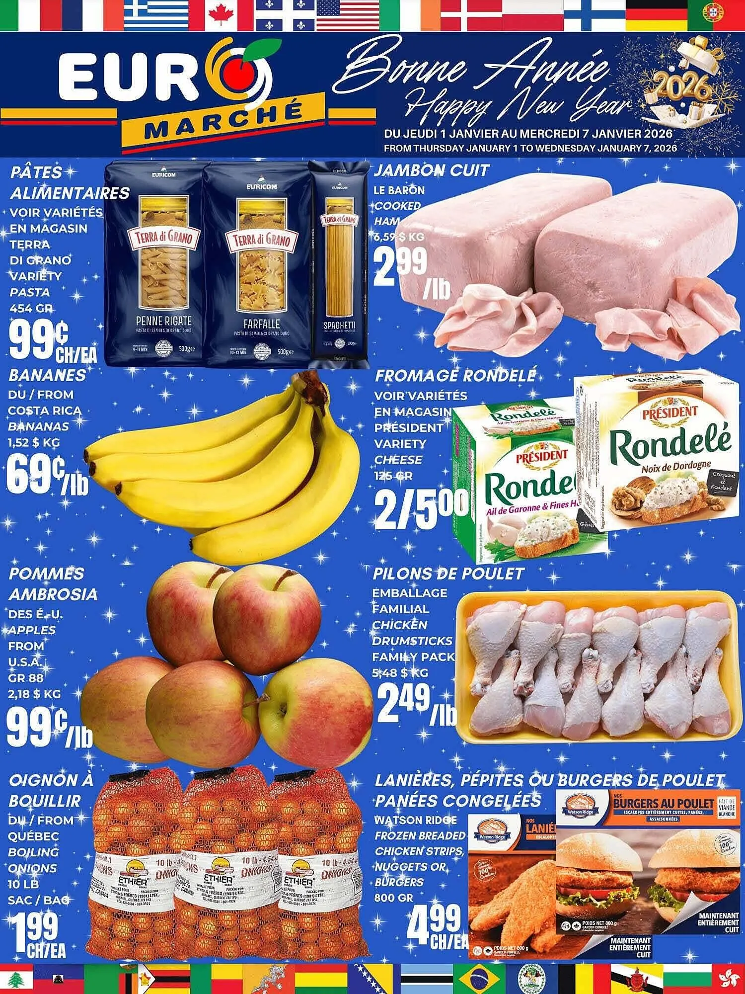 Euromarché flyer from January 1 to January 8 2026 - flyer page 1