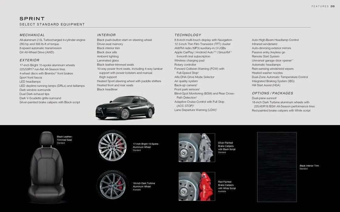 Alfa Romeo 2024 Giulia from January 9 to January 9 2025 - flyer page 26
