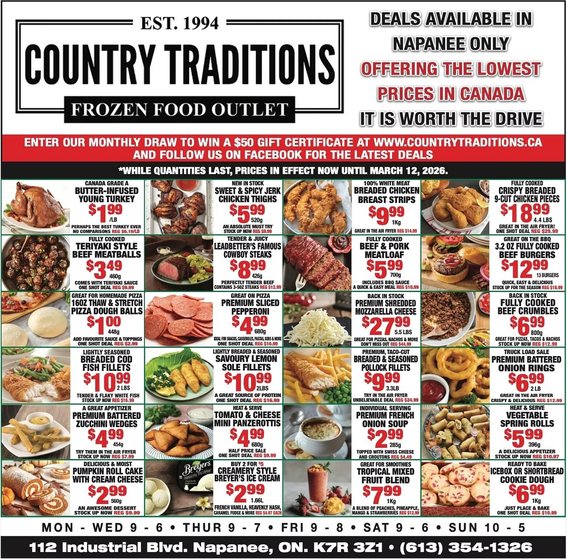 Country Traditions flyer from March 5 to March 12 2026 - flyer page 1