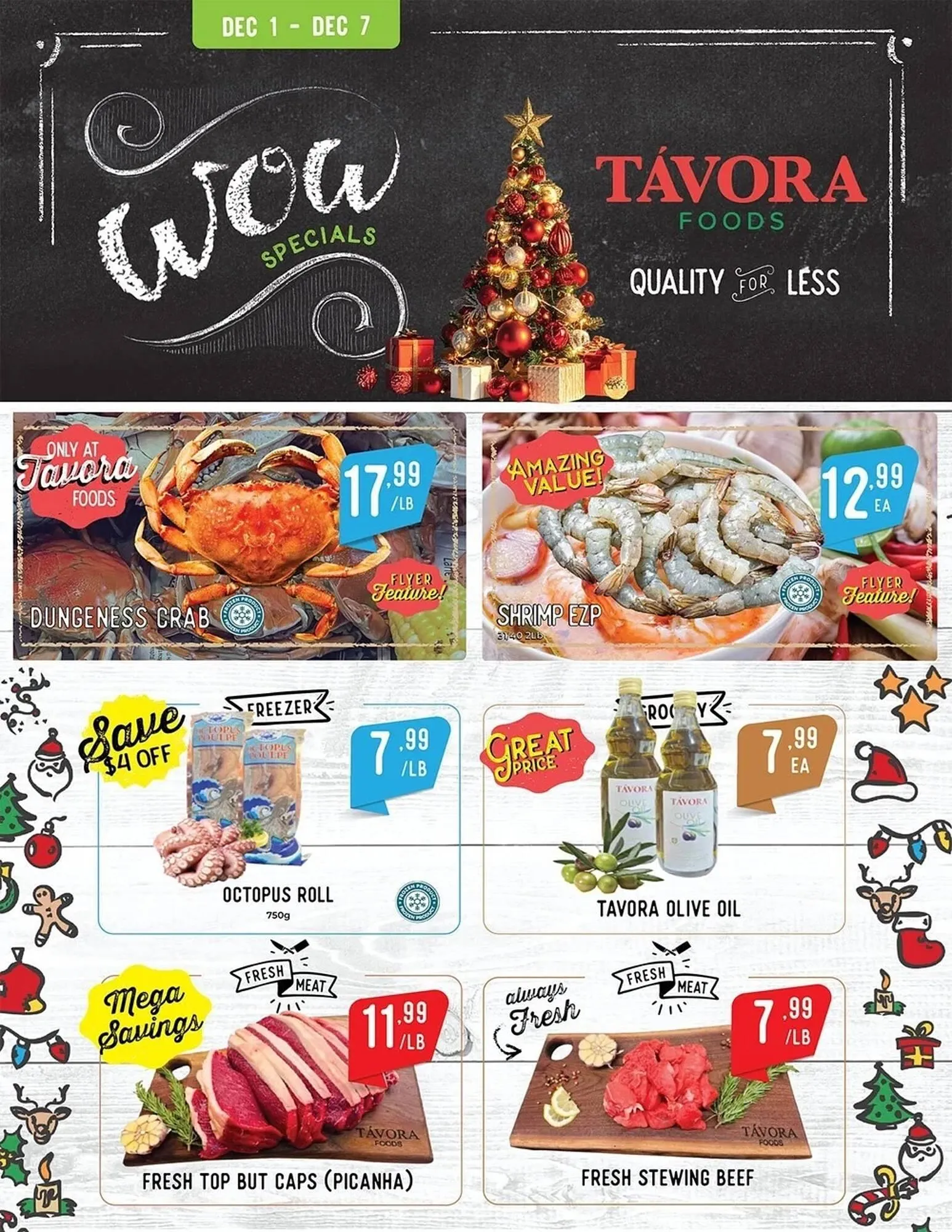 Tavora Foods flyer from December 4 to December 10 2025 - flyer page 1