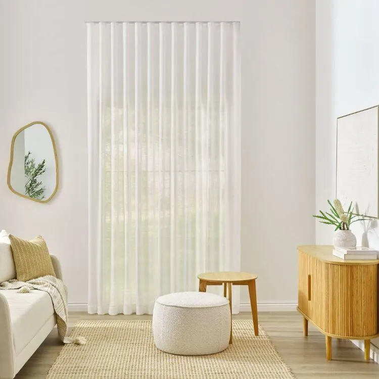 Gummerson Neutrals Sheer S-Fold Curtains Whisper