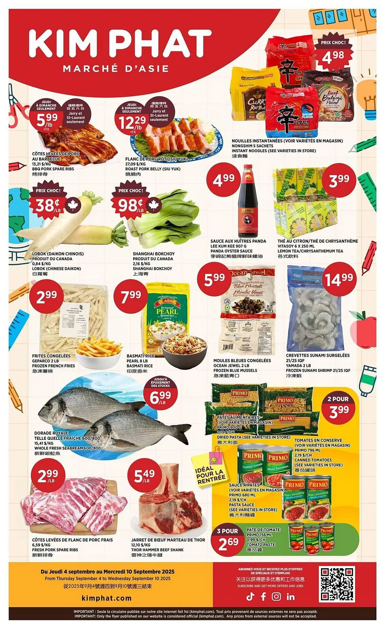 Kim Phat flyer from September 5 to September 11 2025 - flyer page 1