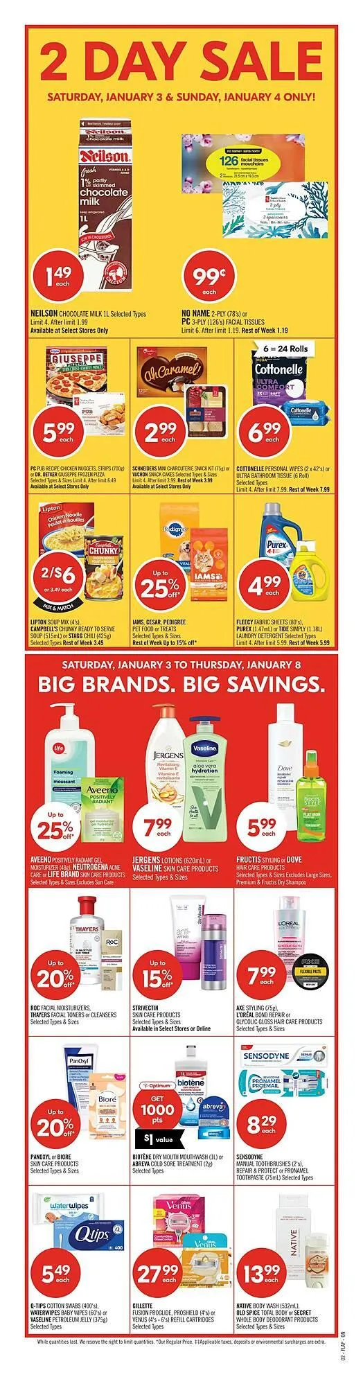 Shoppers Drug Mart flyer from January 3 to January 8 2026 - flyer page 2