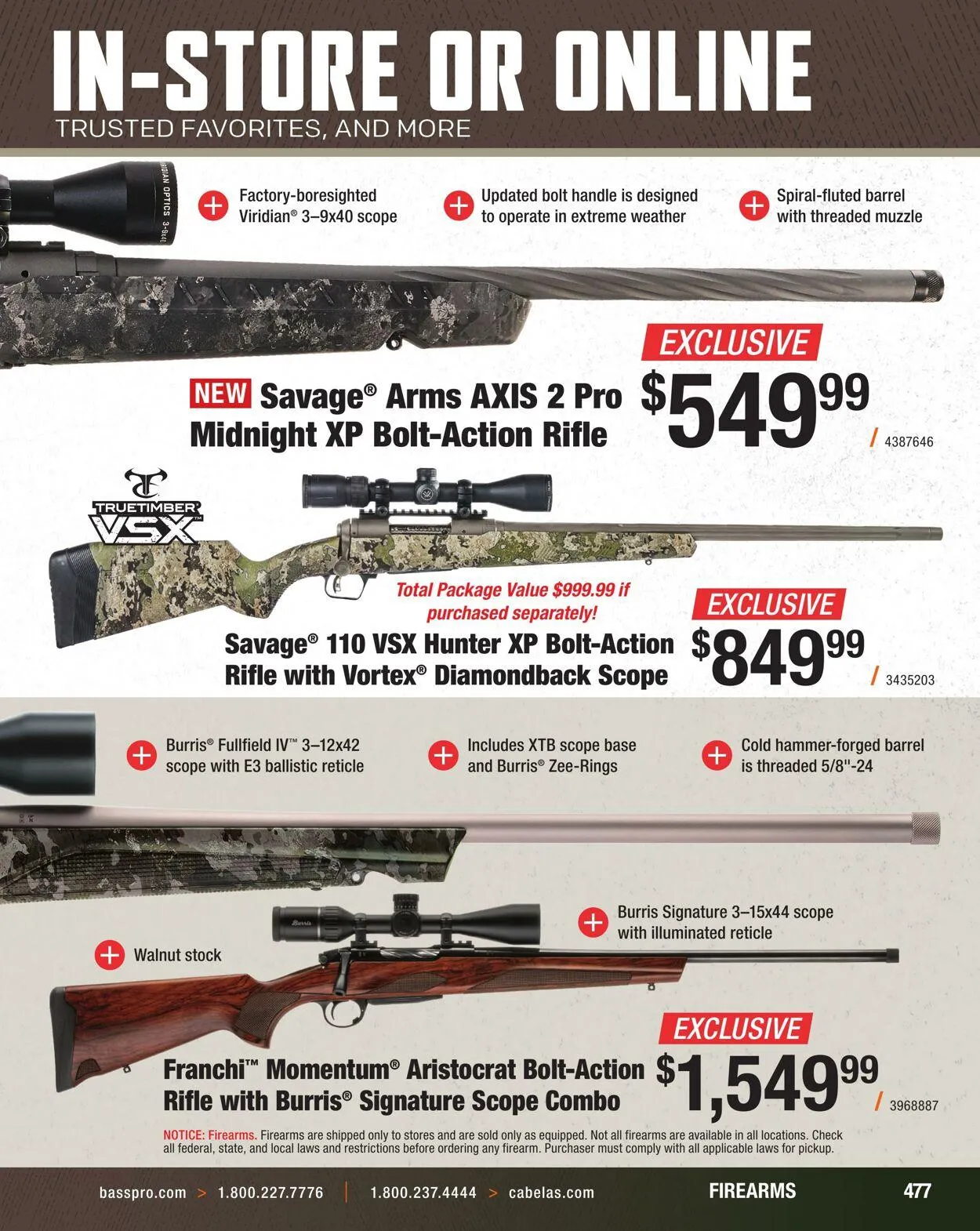 Bass Pro Current flyer from October 9 to October 23 2025 - flyer page 477