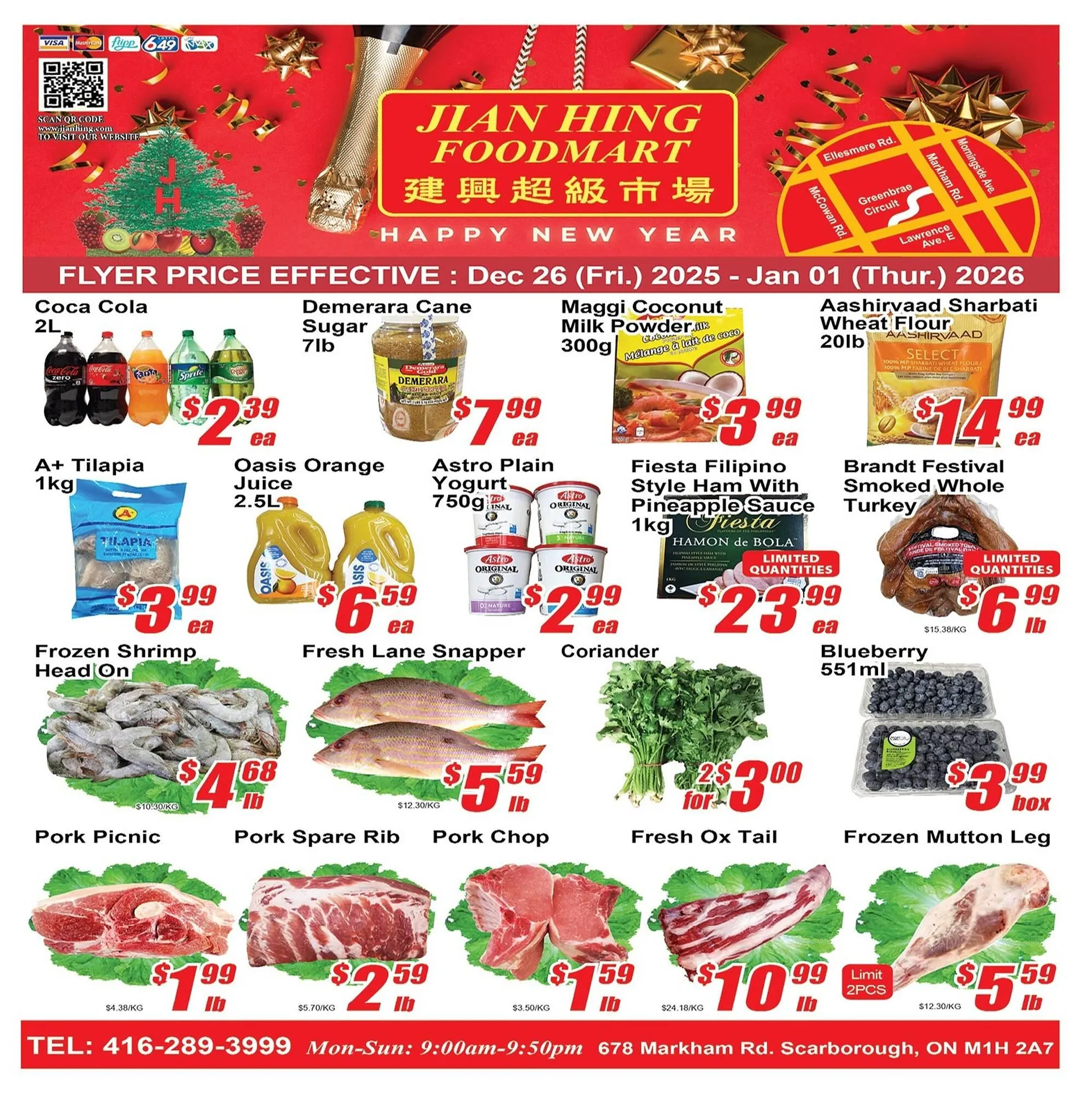 Jian Hing Supermarket flyer from December 26 to January 1 2026 - flyer page 1