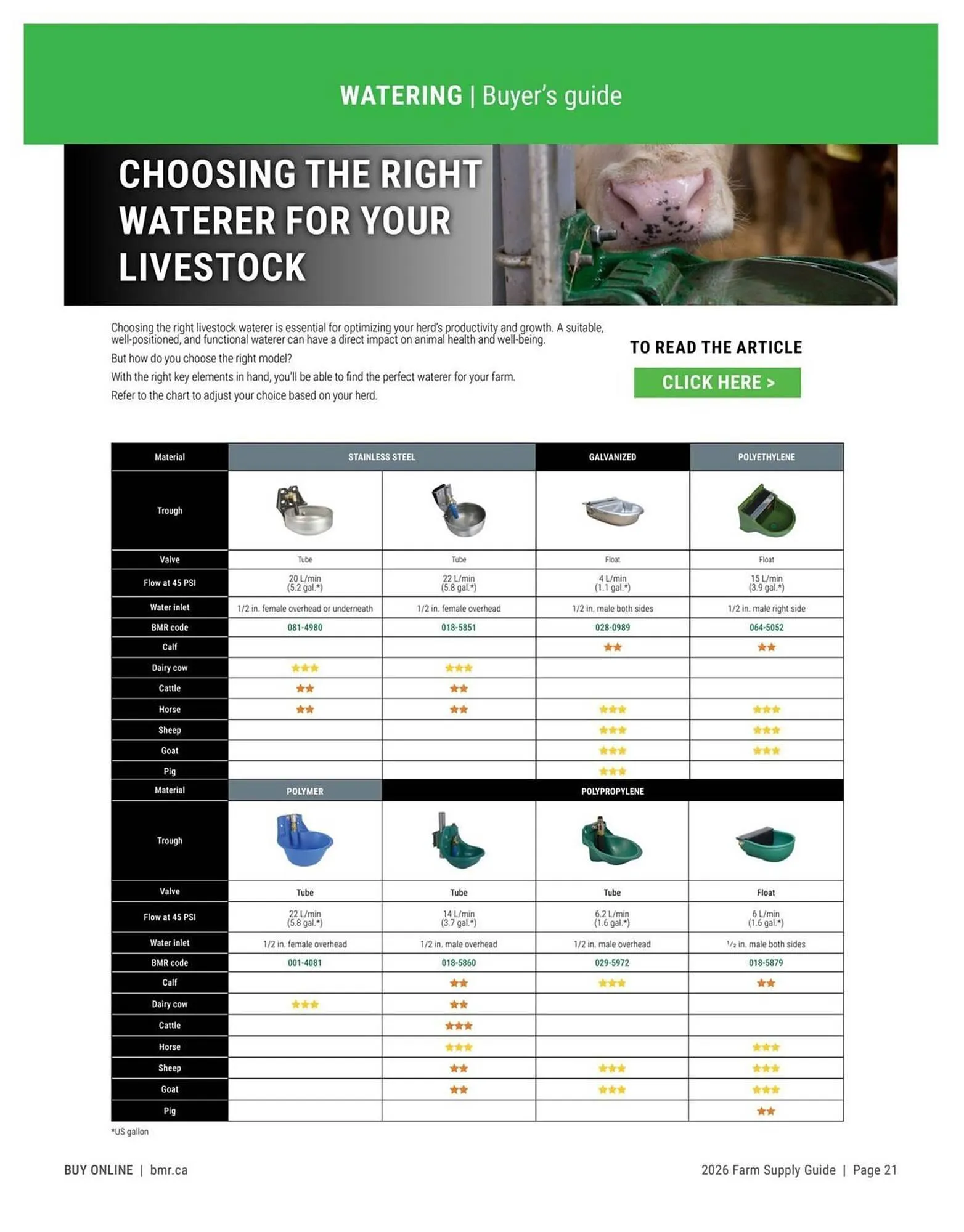 BMR flyer from January 9 to December 31 2026 - flyer page 21