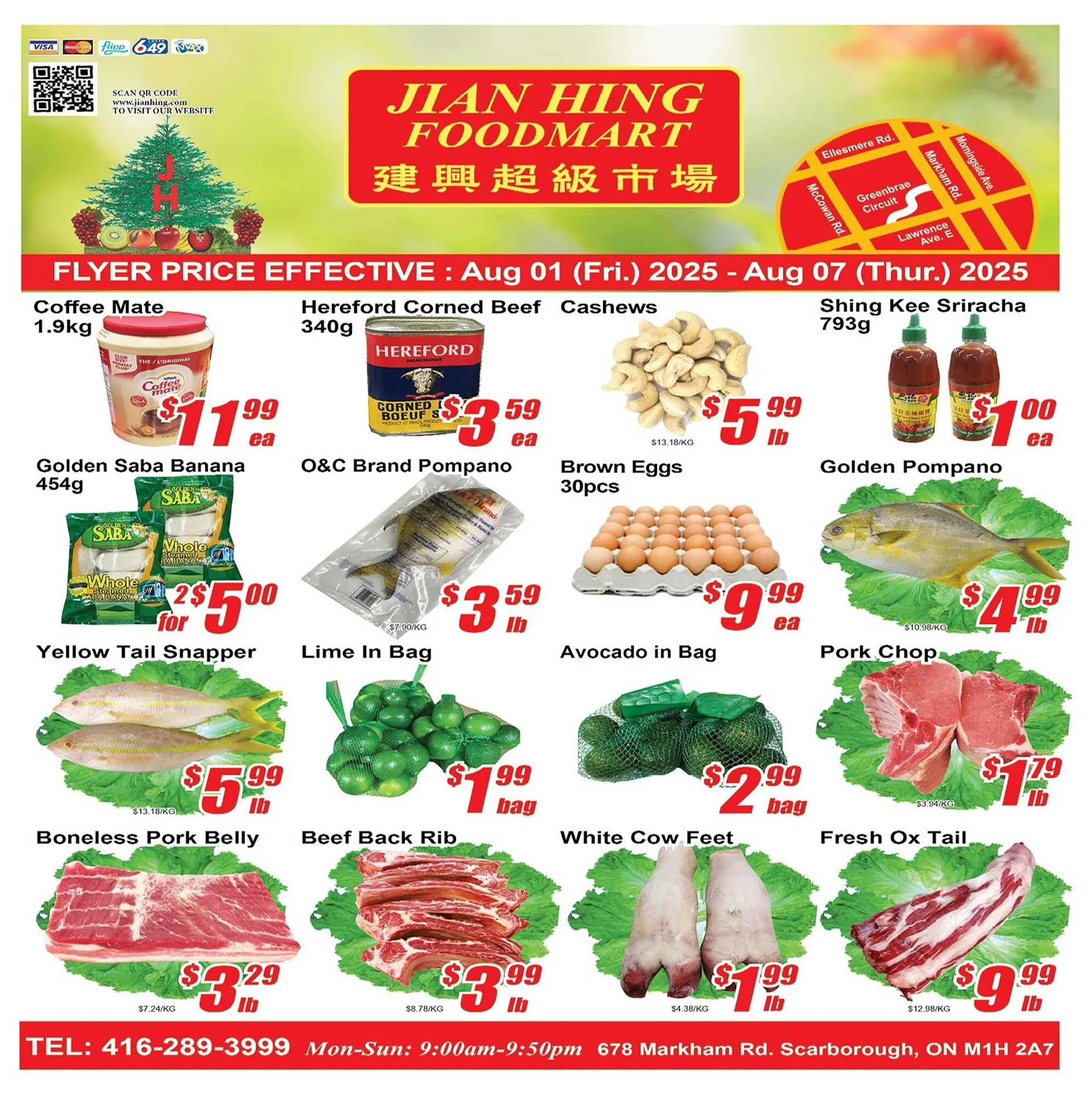 Jian Hing Supermarket flyer from August 1 to August 7 2025 - flyer page 1