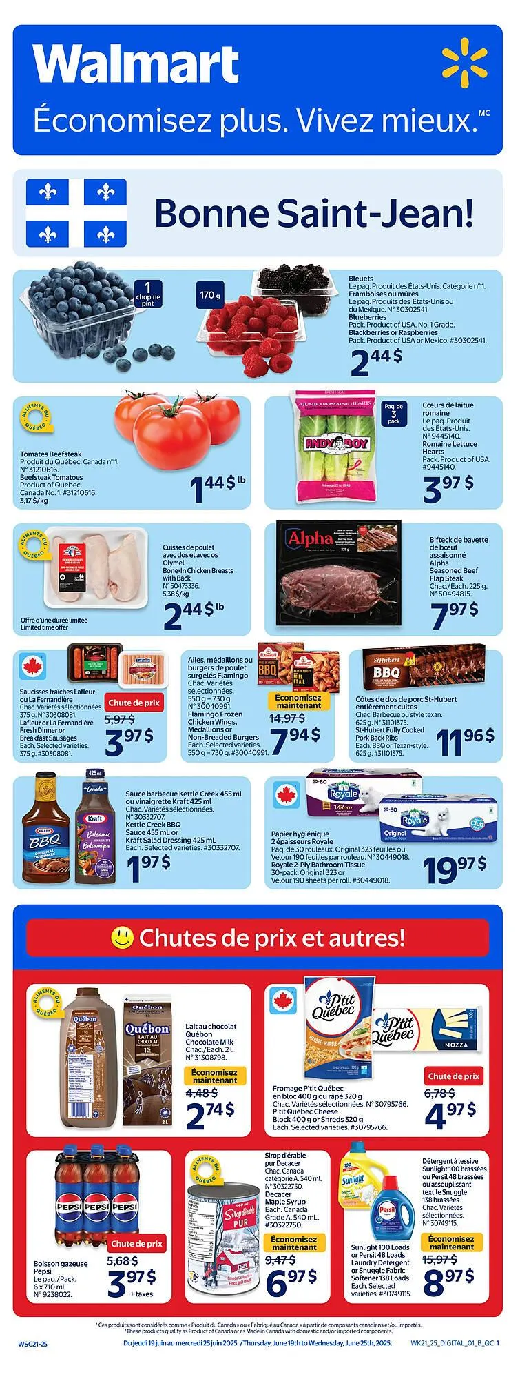 Walmart flyer from June 19 to July 2 2025 - flyer page 1