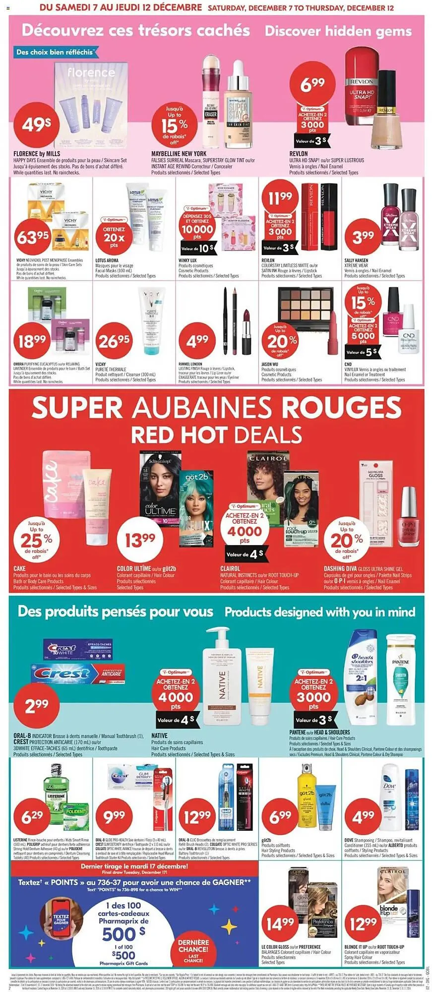 Pharmaprix flyer from December 7 to December 12 2024 - flyer page 22