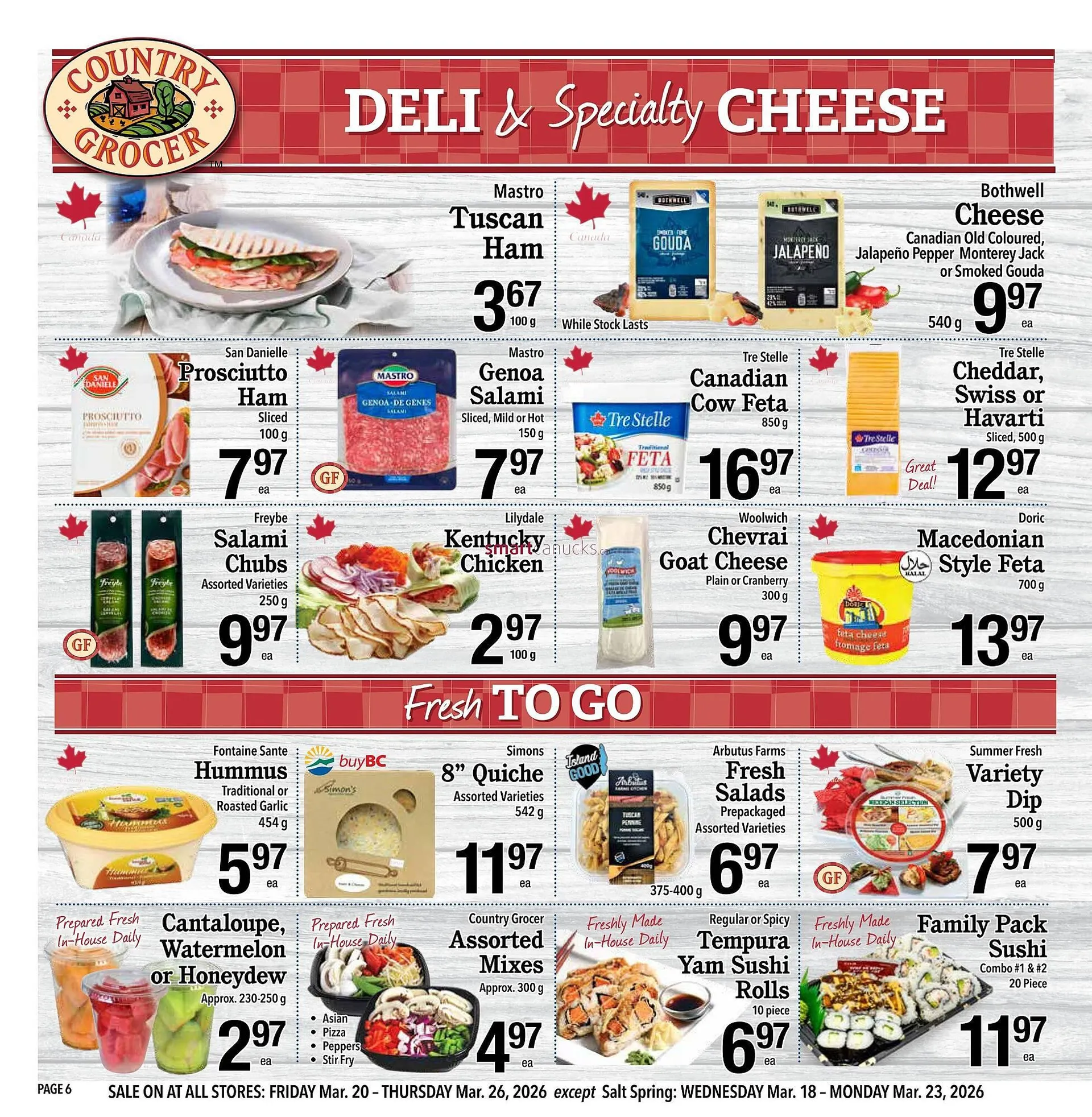 Country Grocer flyer from March 20 to March 26 2026 - flyer page 6