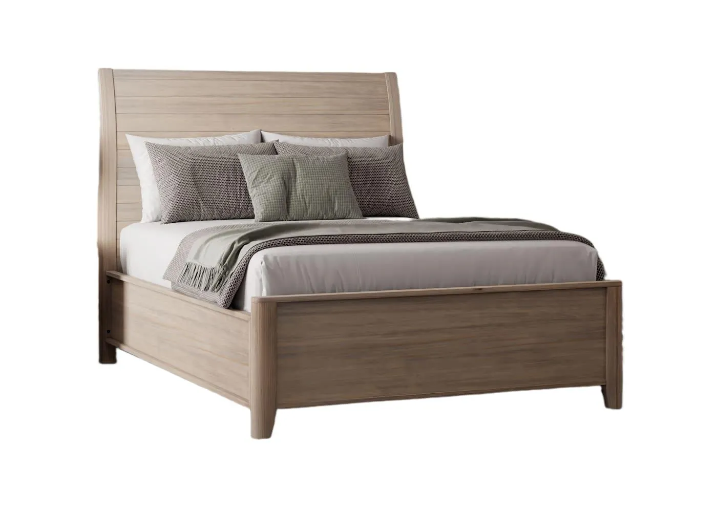 Ellesmere Full Sleigh Bed - Champagne