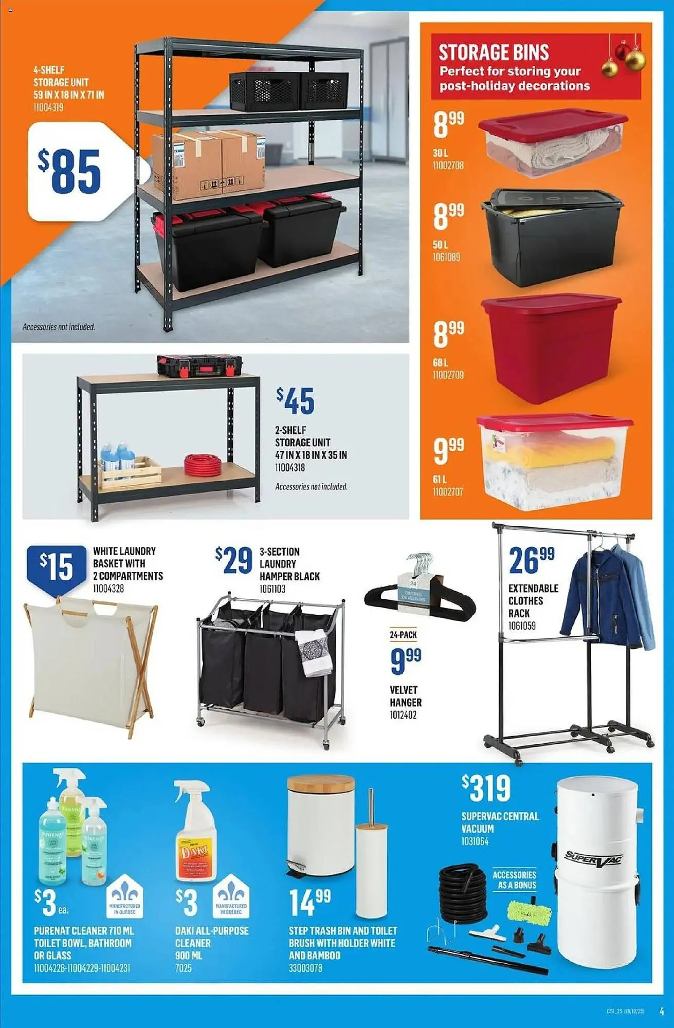 Canac flyer from December 18 to January 1 2026 - flyer page 4