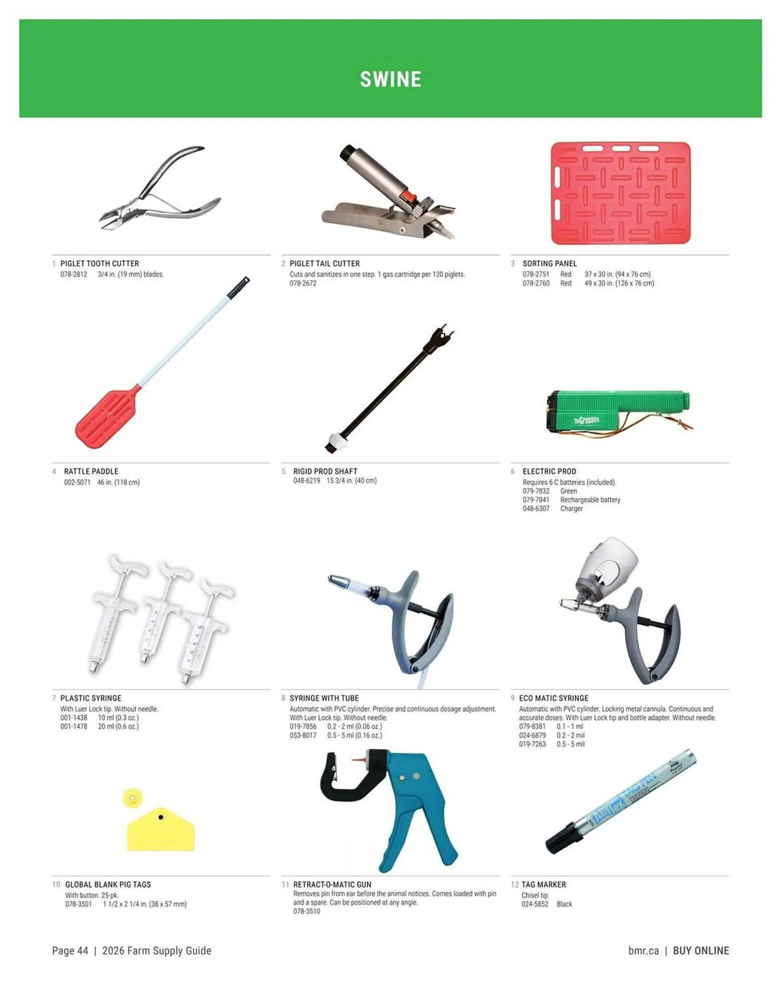 BMR flyer from January 9 to December 31 2026 - flyer page 44