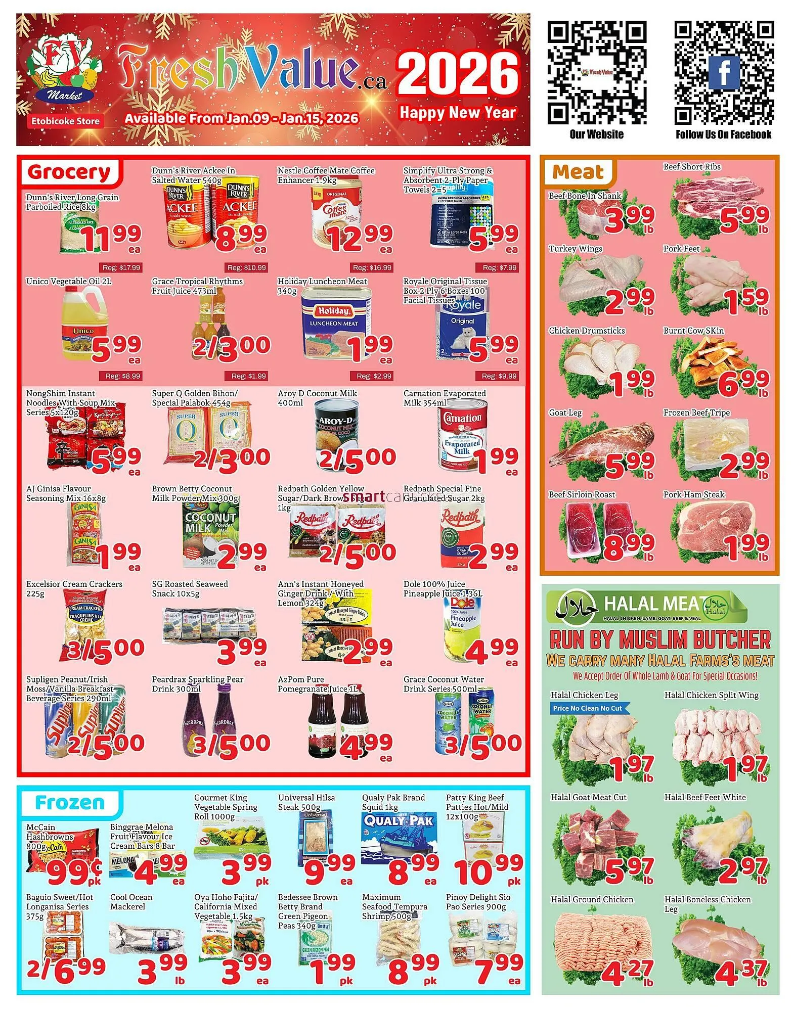 Fresh Value flyer from January 9 to January 15 2026 - flyer page 1
